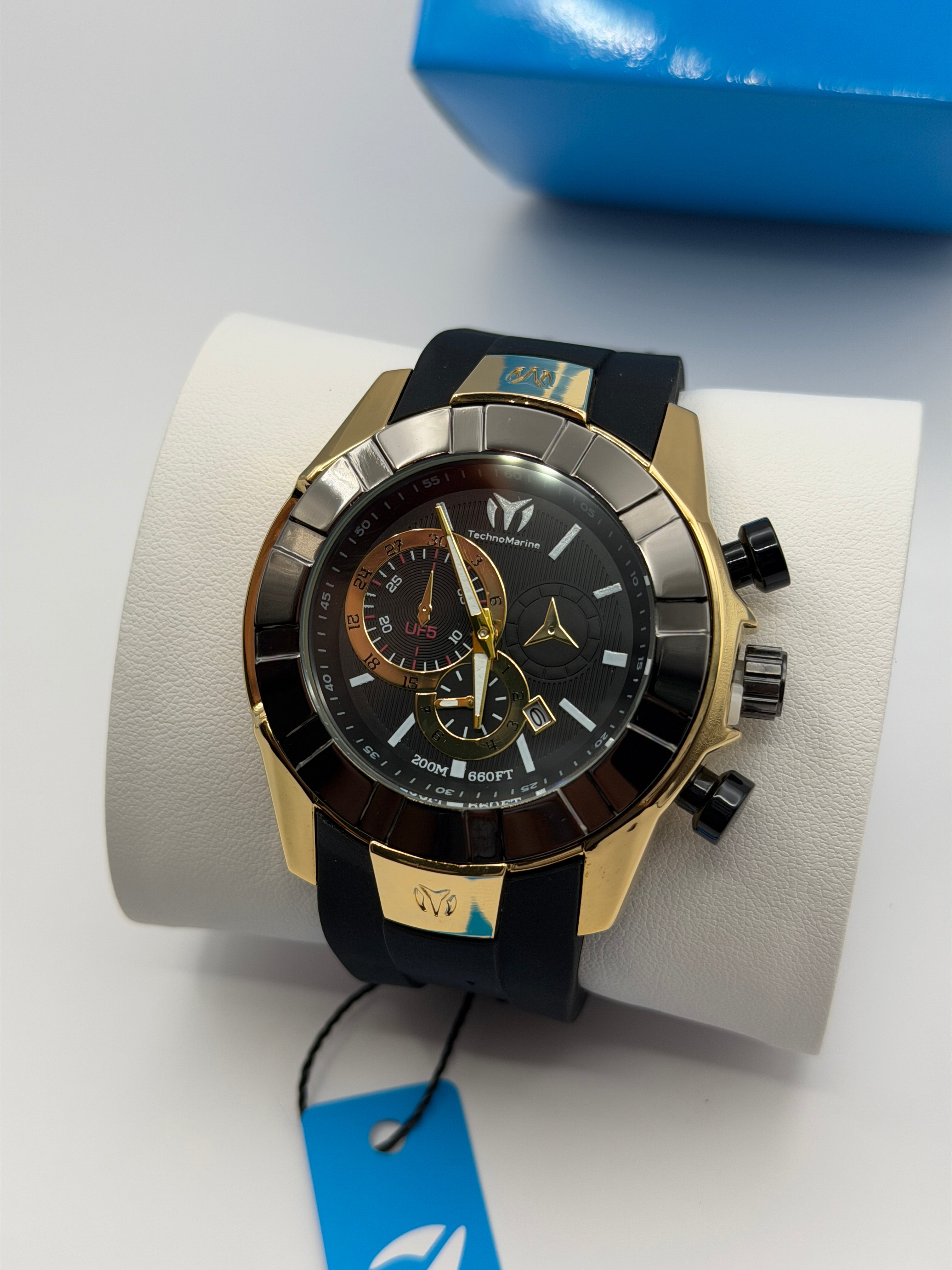 Tchmarin Uf5 Hombre Negro- Dorado