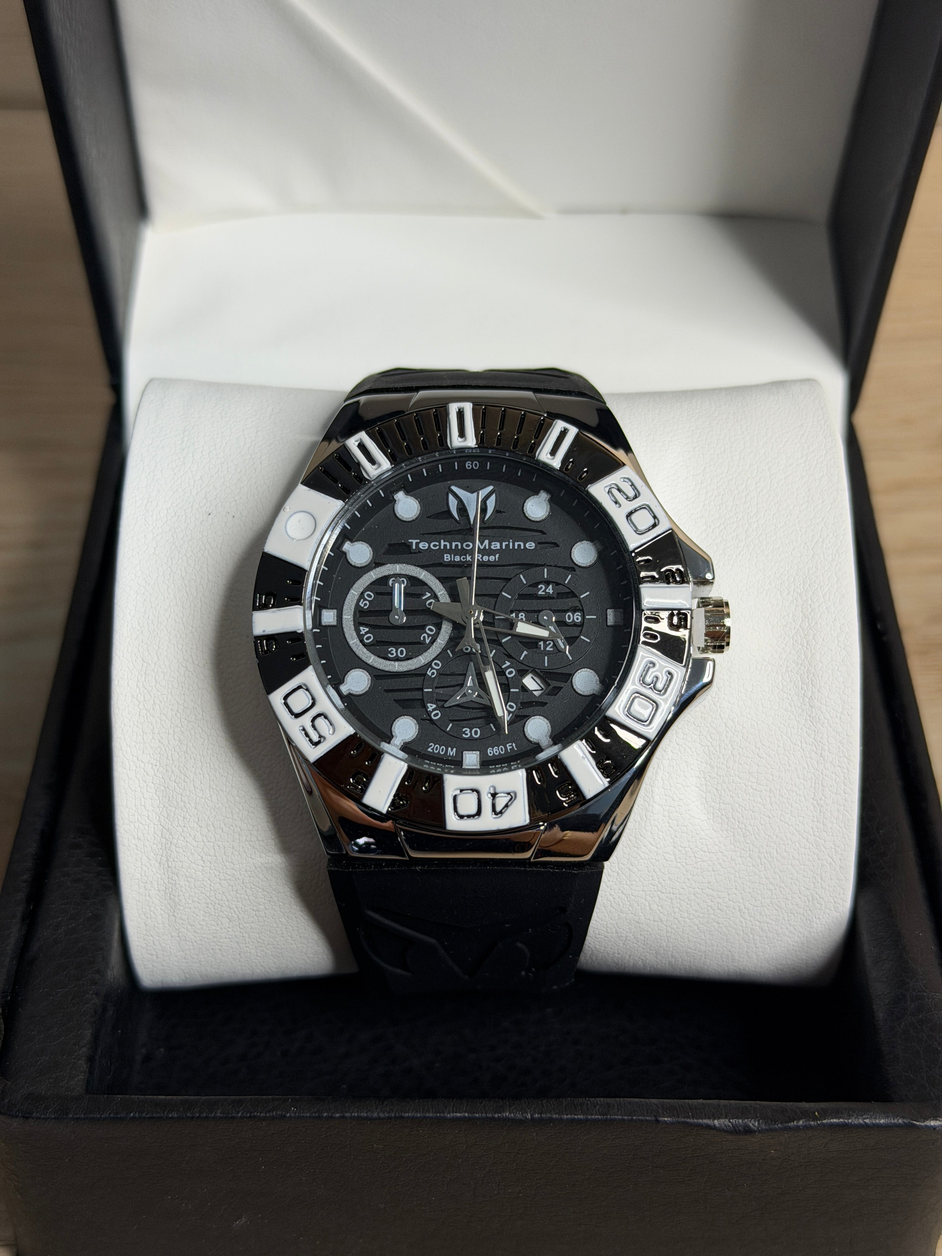 Tchmarin Black Reef Hombre Negro- Plata
