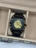 Guss Hombre Leon Negro Tablero Dorado SR47