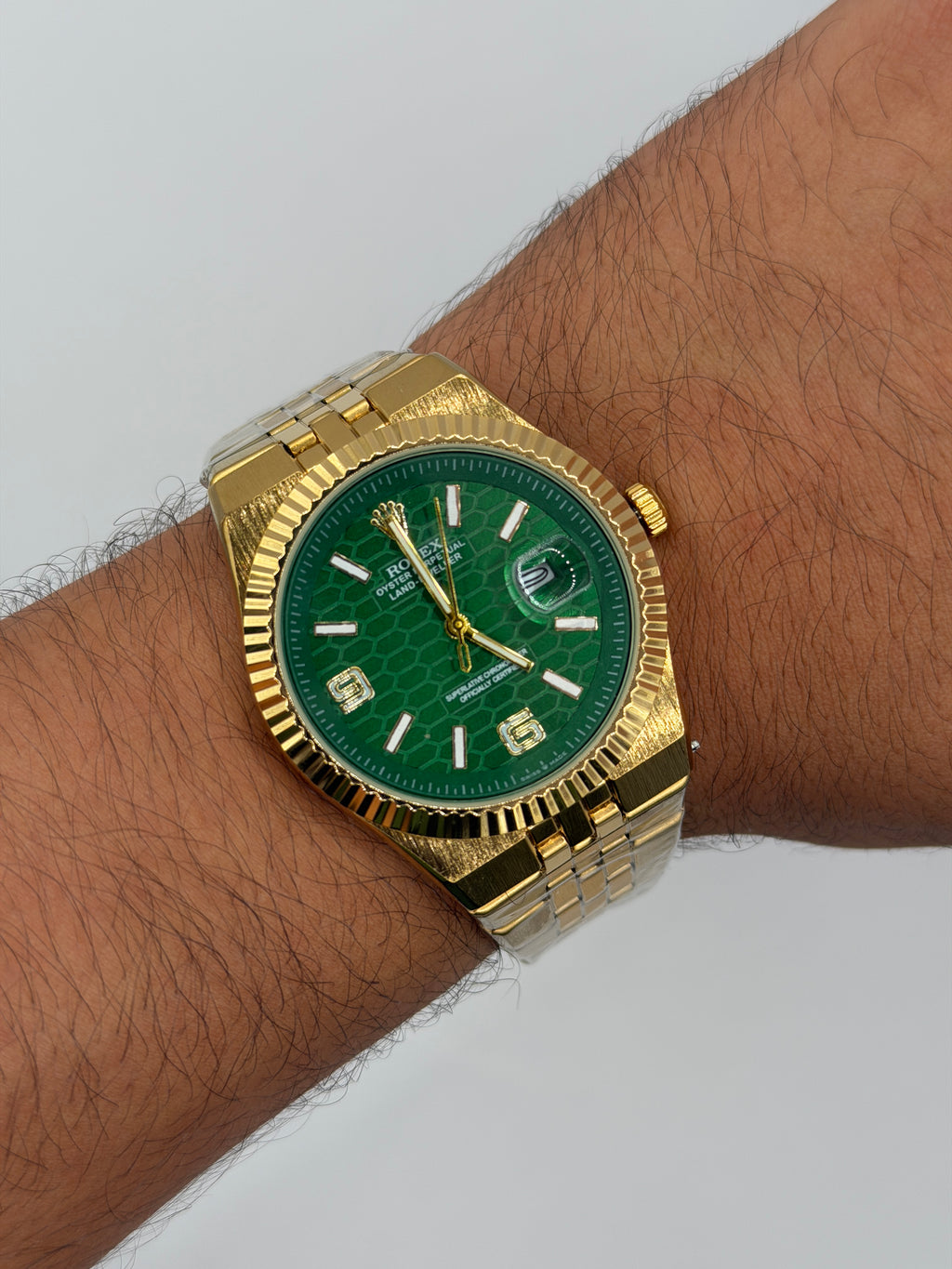 Rlx Land Dweller Dorado Tablero Fondo Verde