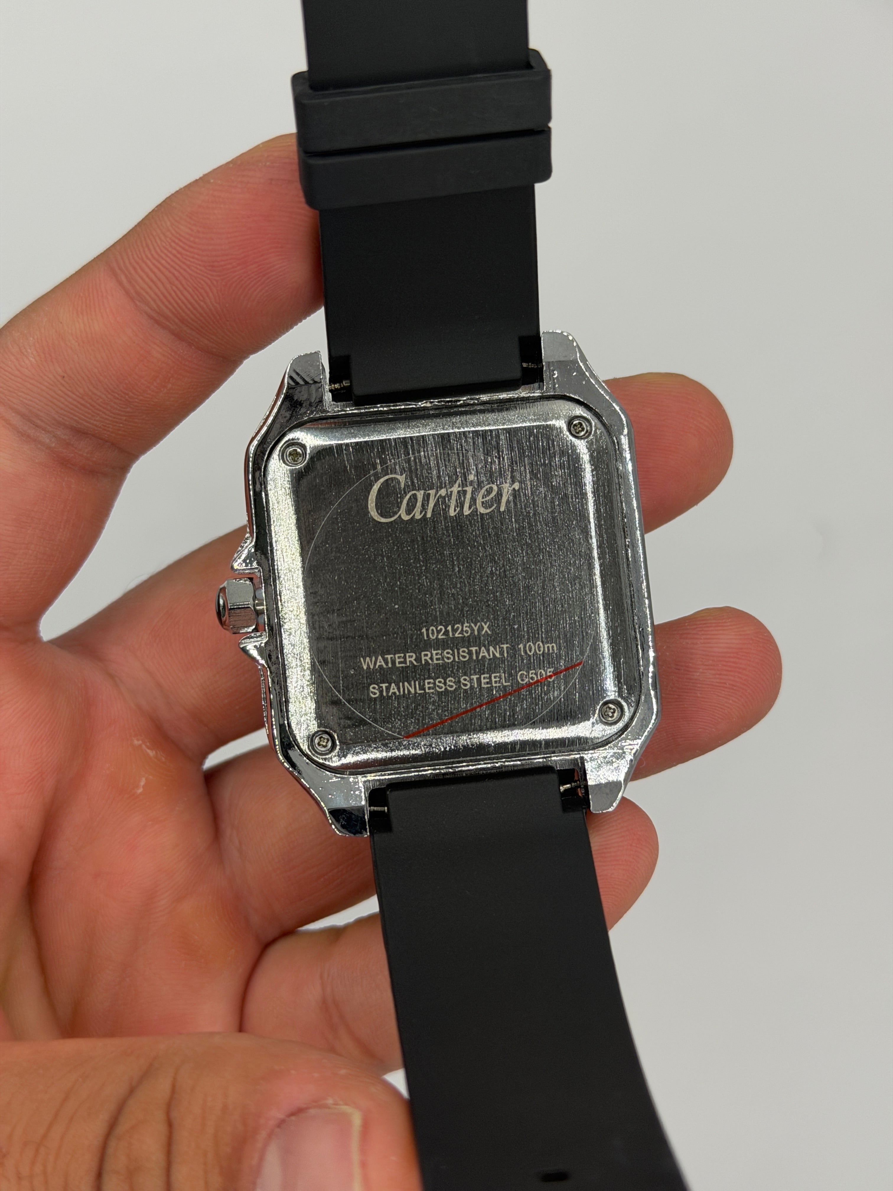 Crtr Santos Caja Negro Caja Plateada