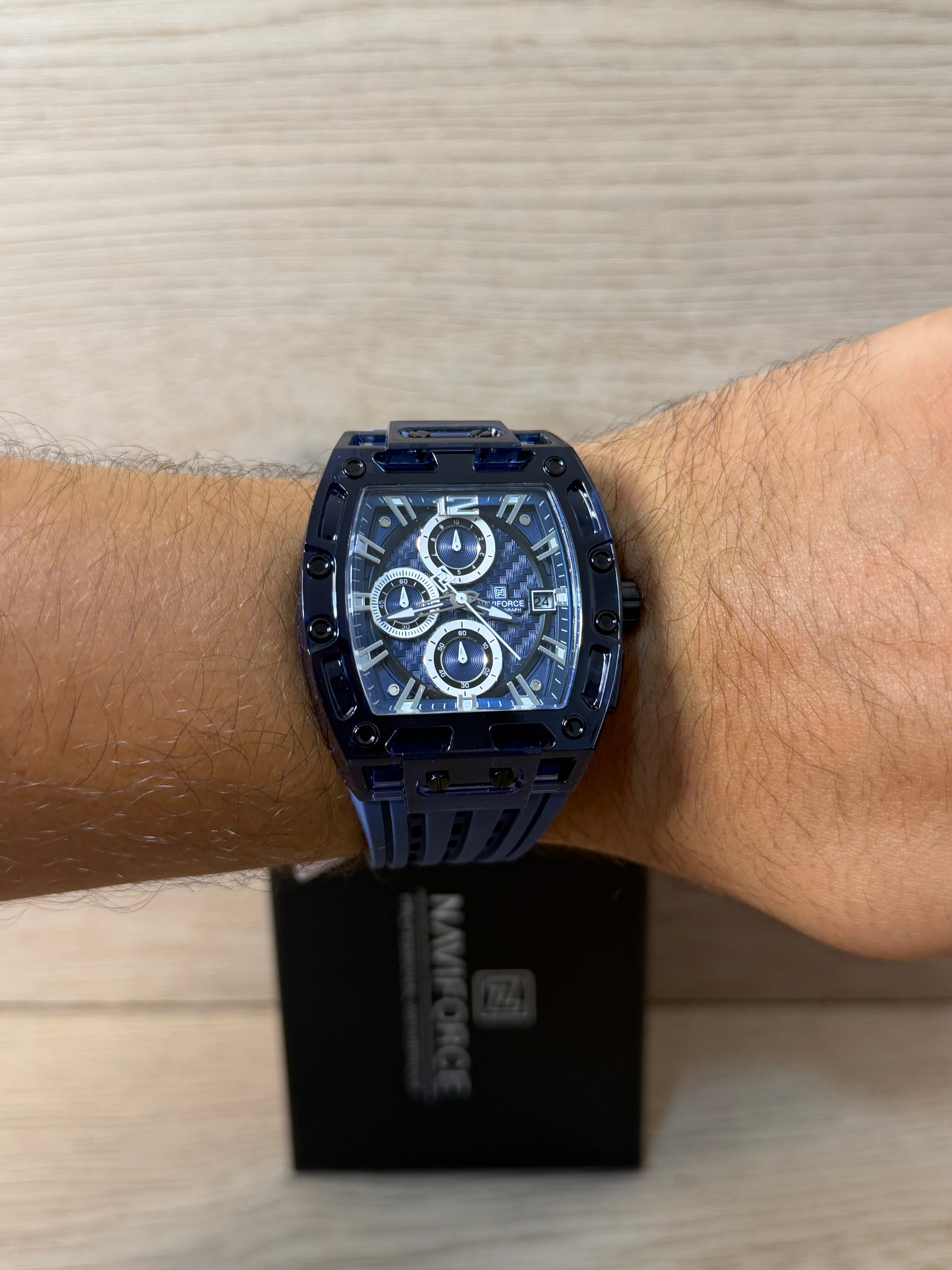 NaviForce Original Hombre Azul Funcional