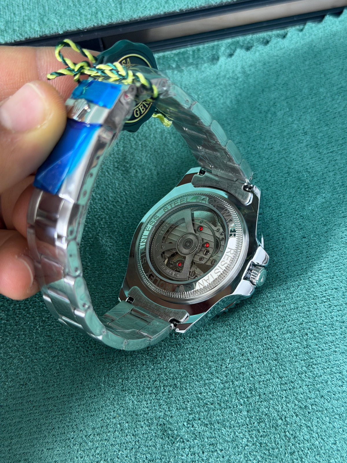 Rlx GMT Bicolor Tablero Azul 63