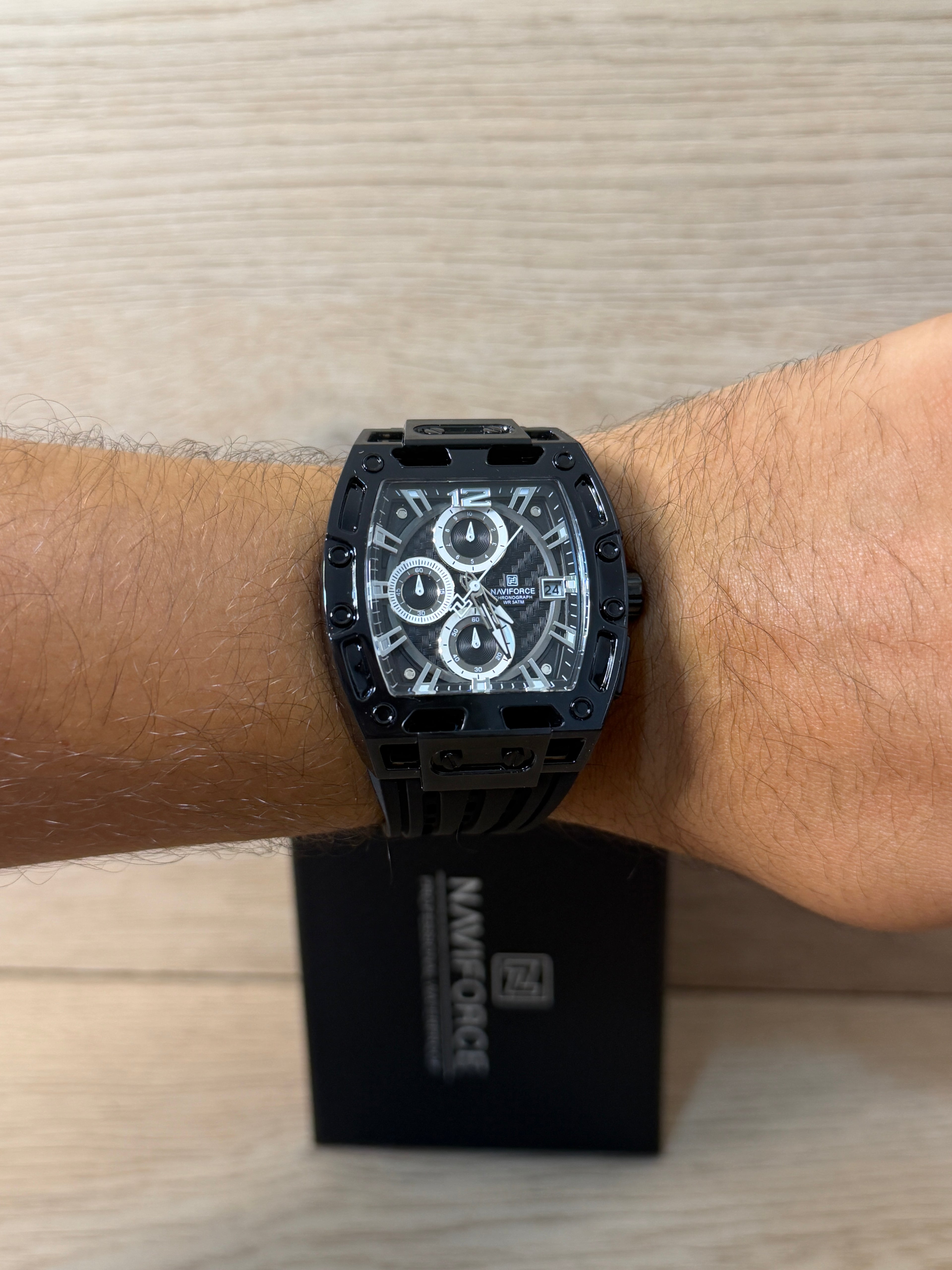 NaviForce Original Hombre Negro- Funcional