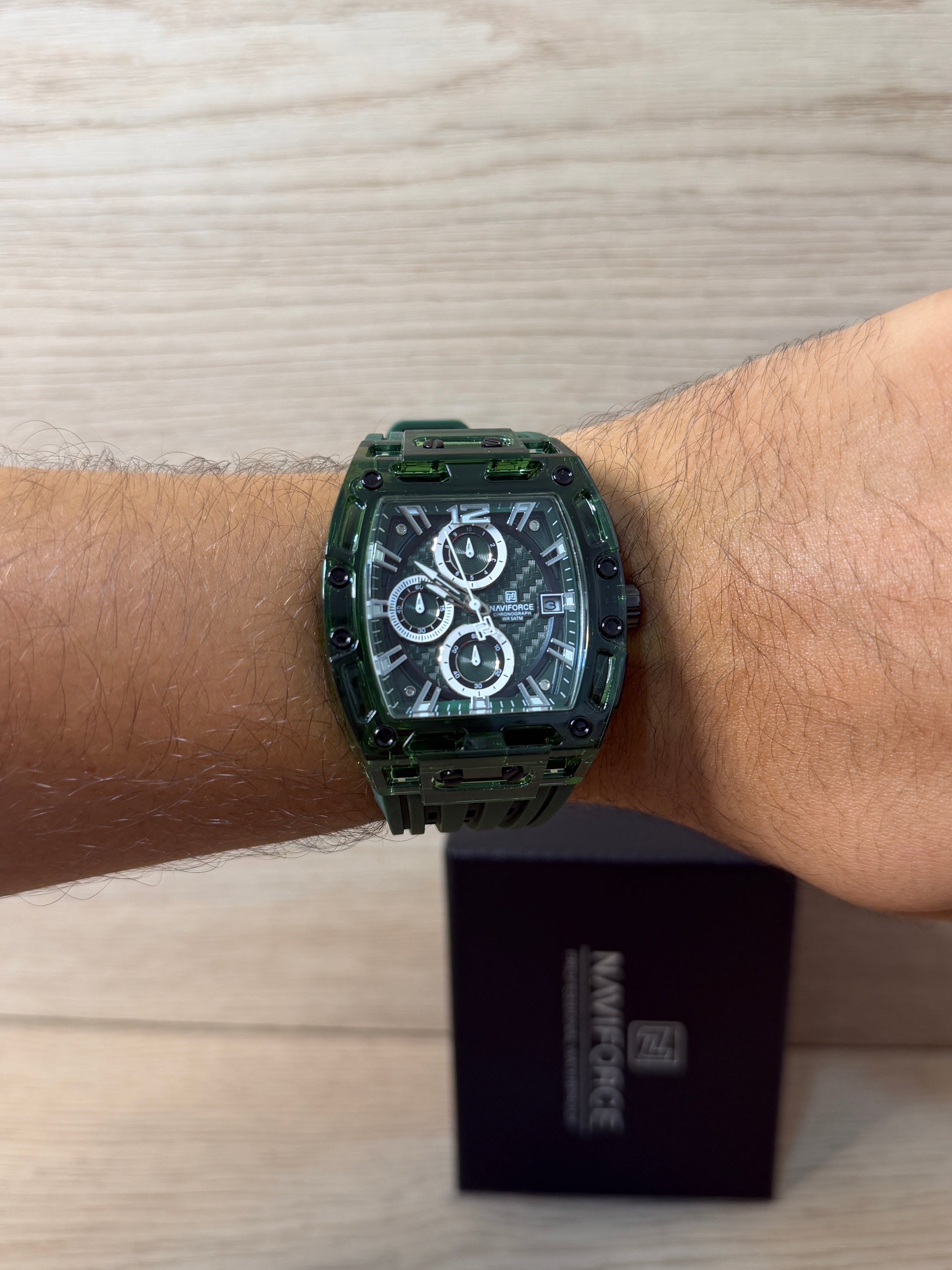 NaviForce Original Hombre Verde Funcional