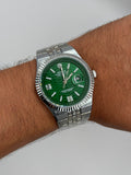 Rlx Land Dweller Plateado Tablero Fondo Verde