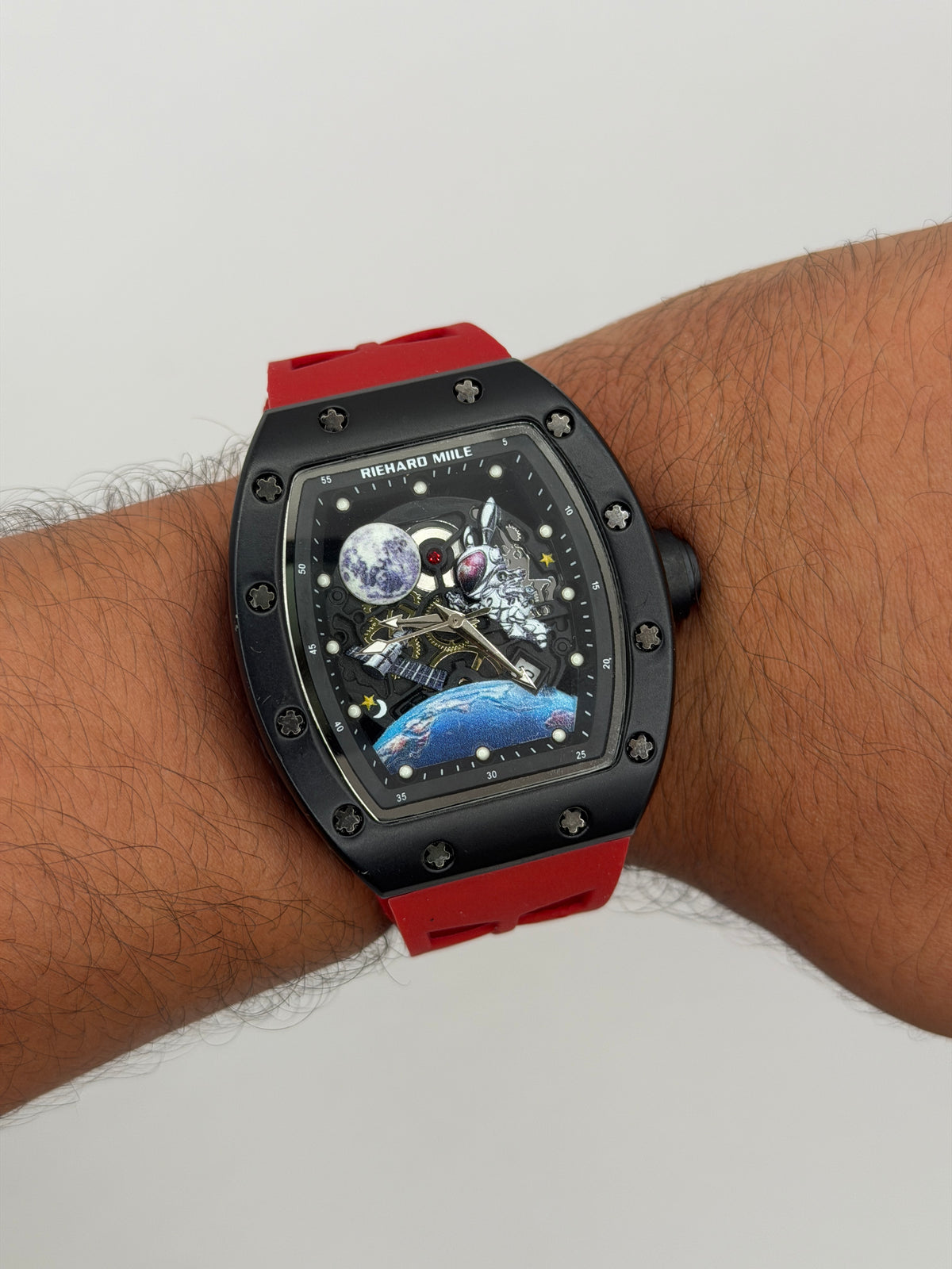 Rchrd Mll Hombre Astronauta Rojo SR 55