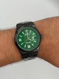 Rlx Land Dweller Negro Tablero Fondo Verde