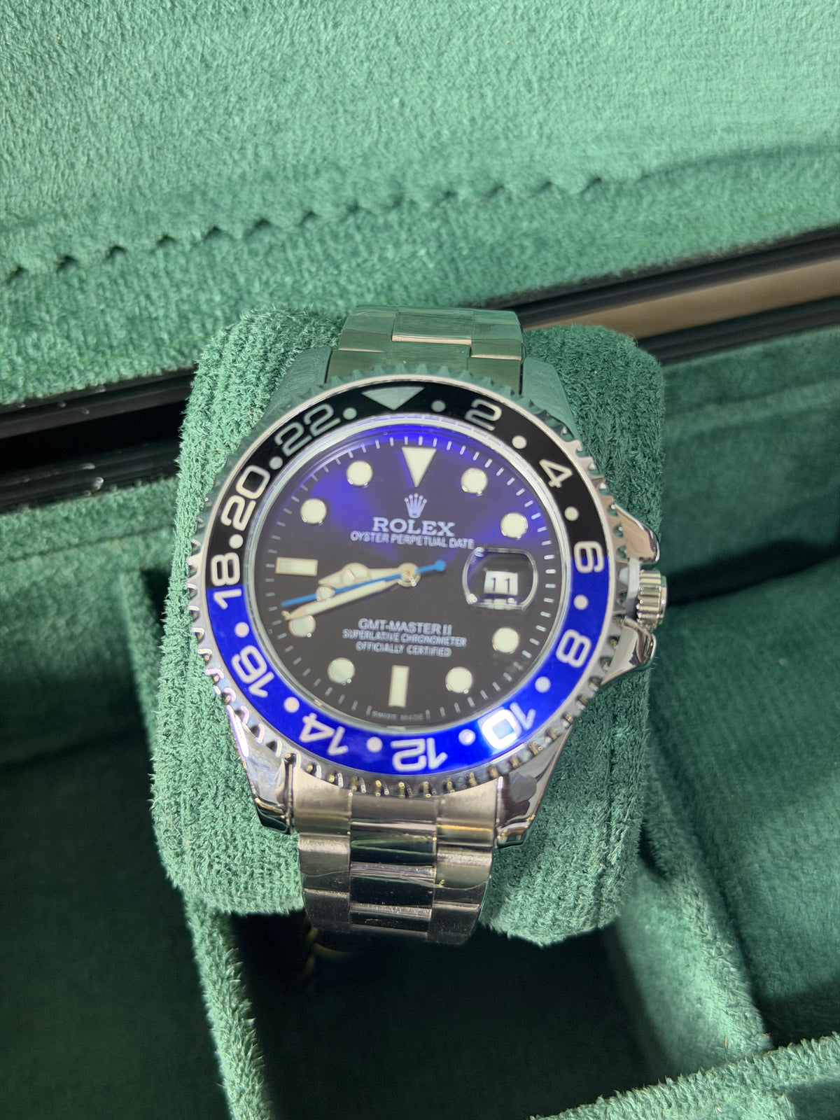 Rlx GMT Bicolor Tablero Azul SR63