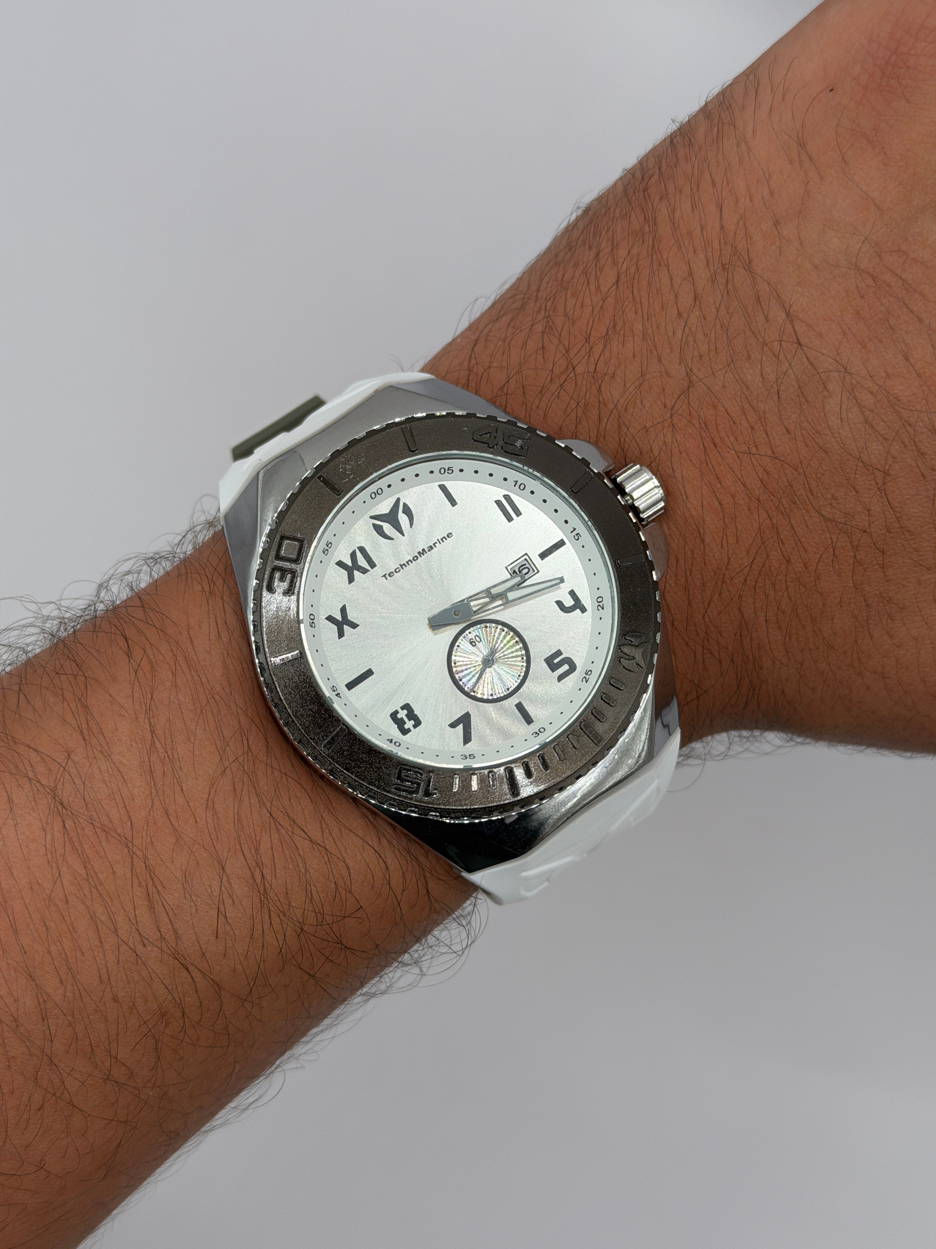 Tchmarin Manta Hombre Blanco Negro