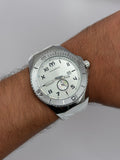 Tchmarin Manta Hombre Blanco Plateado
