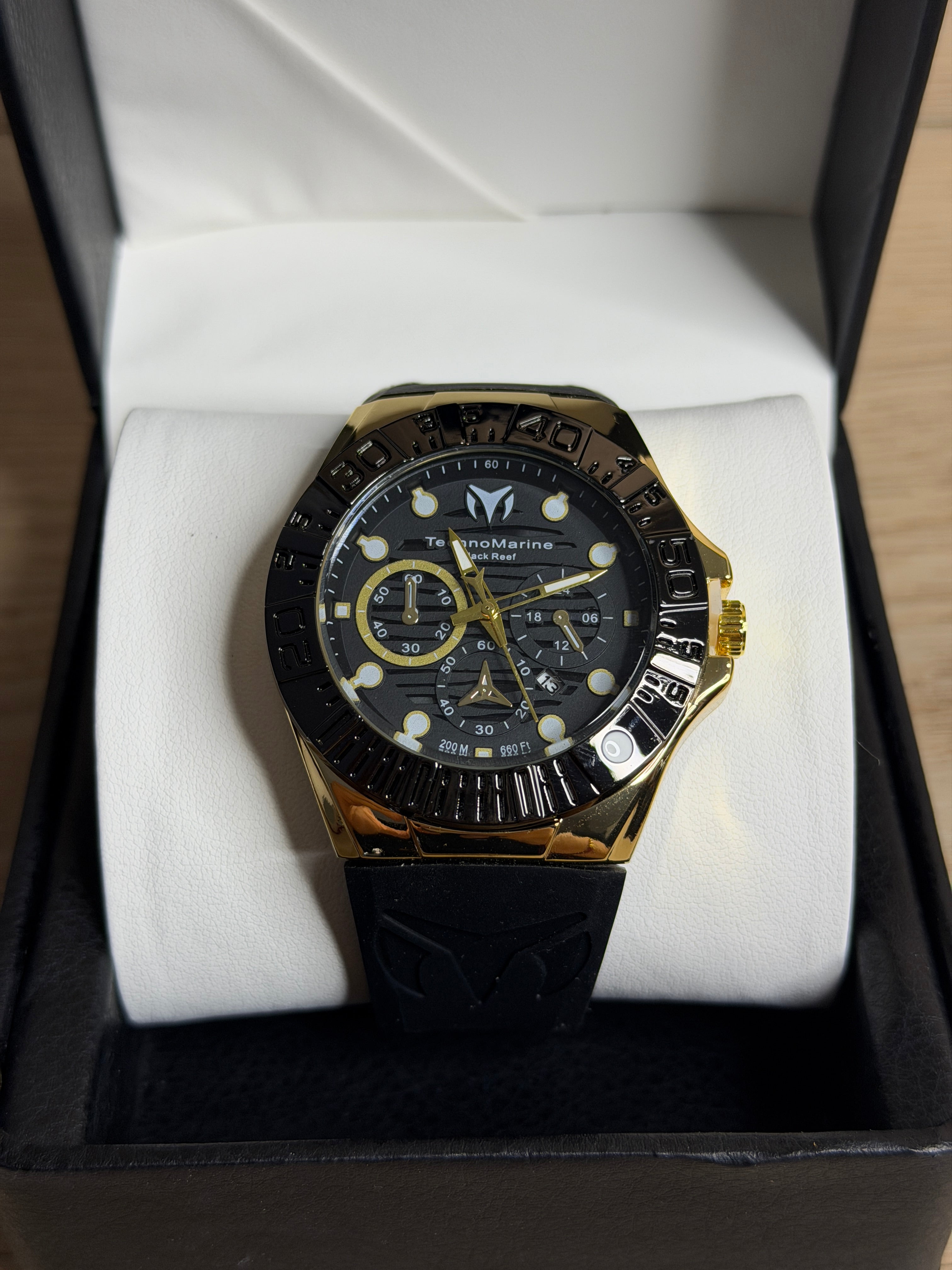 Tchmarin Black Reef Hombre Negro- Dorado