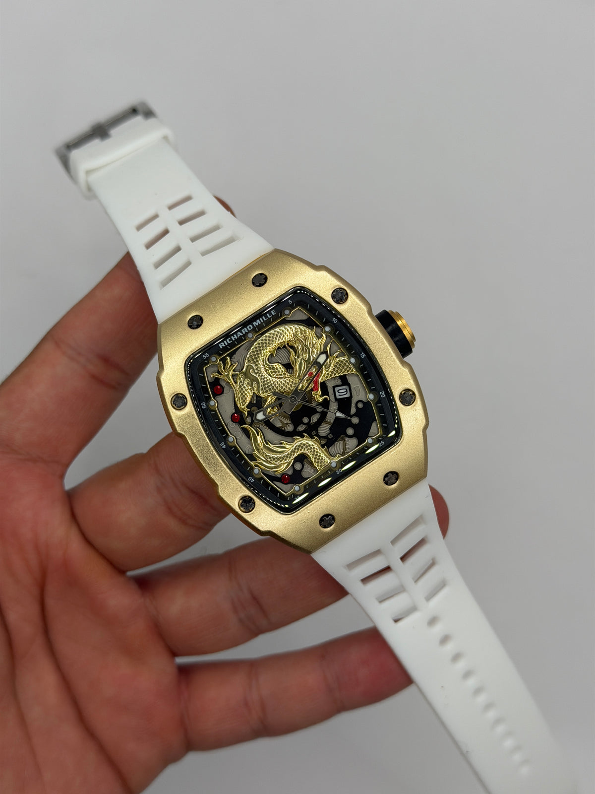 Rchrd Mll Hombre Dragón Blanco SR 55