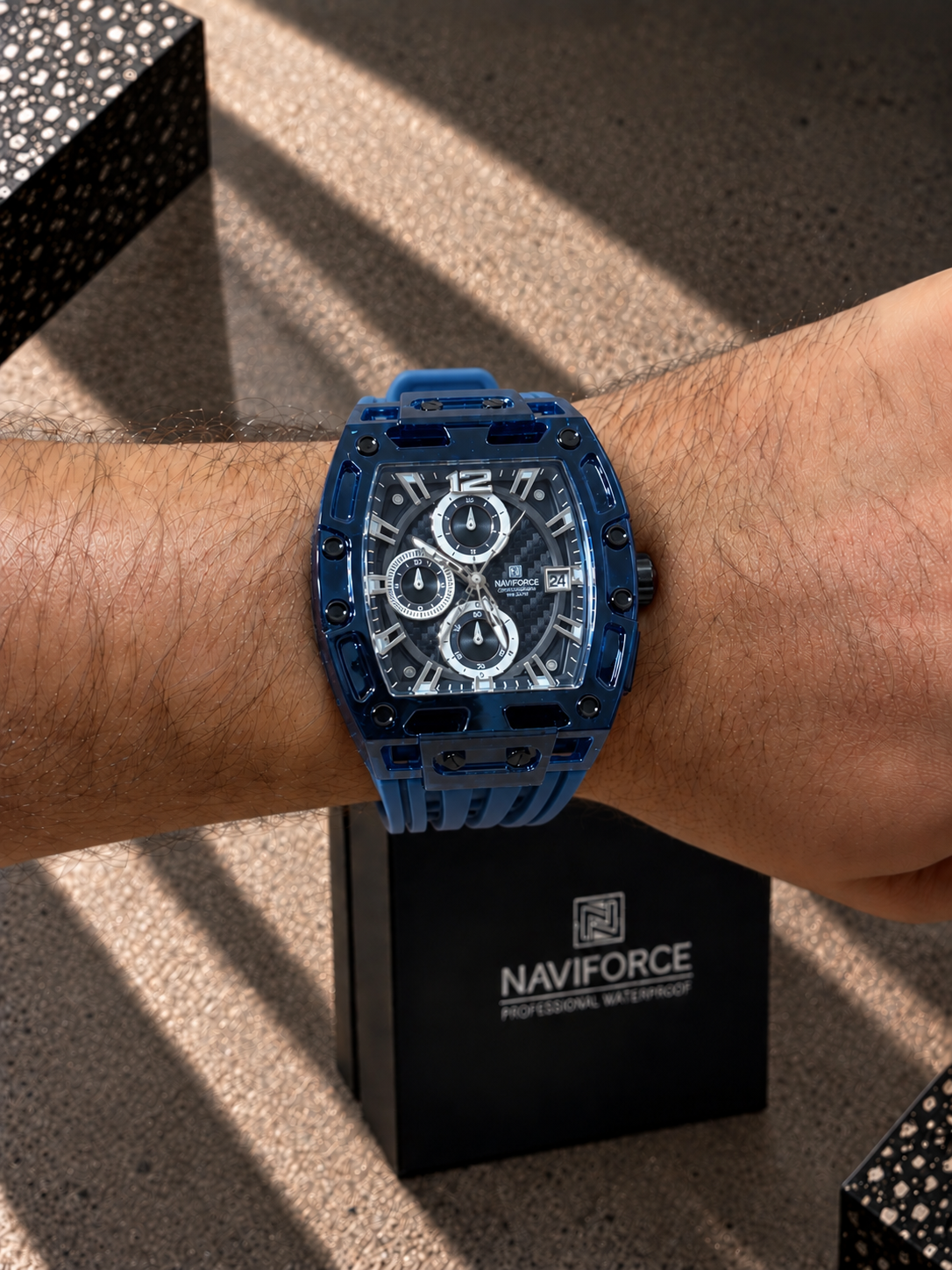 NaviForce Original Hombre Azul Funcional
