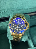 Rlx GMT Dorado Tablero Azul SR63